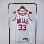Camiseta no 33 do Pippen do Chicago Bulls, temporada de 2023