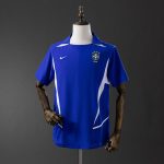 2002 camisa Retrô brasileira fora de casa - Imagem 2