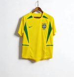 Camisa Retrô em Casa da Seleção Brasileira na Copa do Mundo de 2002 – Número 11 - Imagem 6