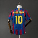 Camisa Retrô Casa do Barcelona 2005-2006 – Número 10 - Imagem 4