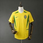 Camisa Retrô em Casa da Seleção Brasileira na Copa do Mundo de 2002 – Número 11